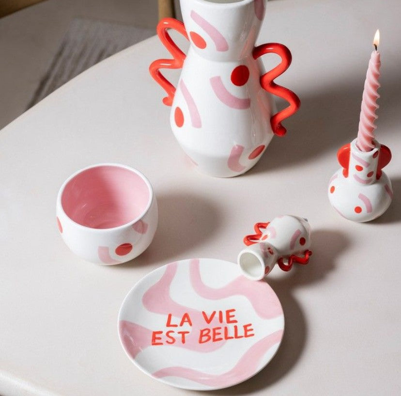 Assiette Diego - La vie est belle