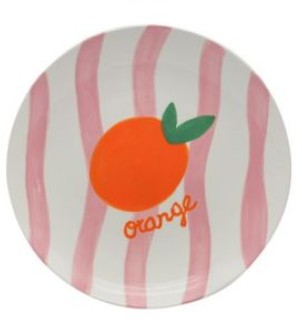 Assiette Diego - Orange