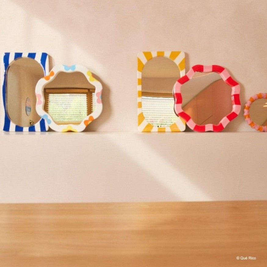 Miroir  - Marta - rose/rouge