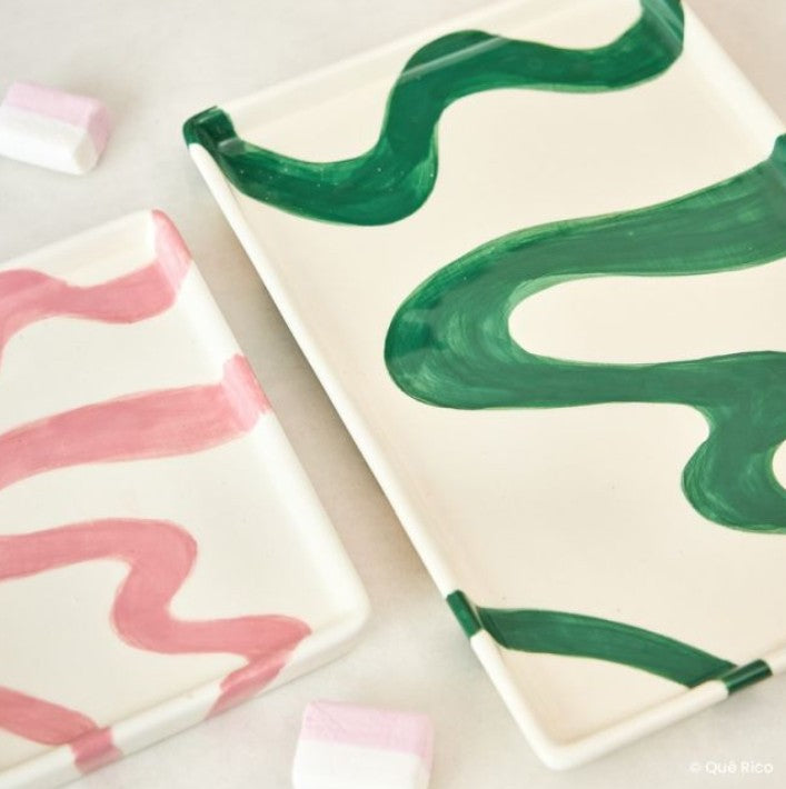 Plateau Alejandro - Spanish Swirls - Green