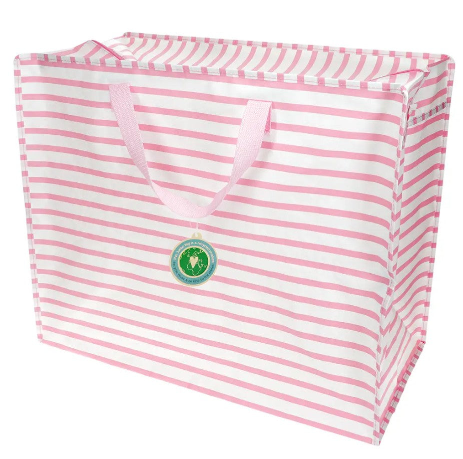 Sac de rangement Jumbo - Rayures Roses