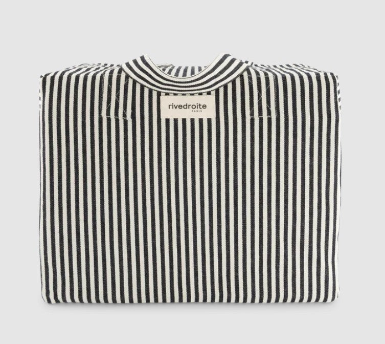 Célestins - The 24h bag en coton recyclé - Rayé noir et blanc - printemps 2026