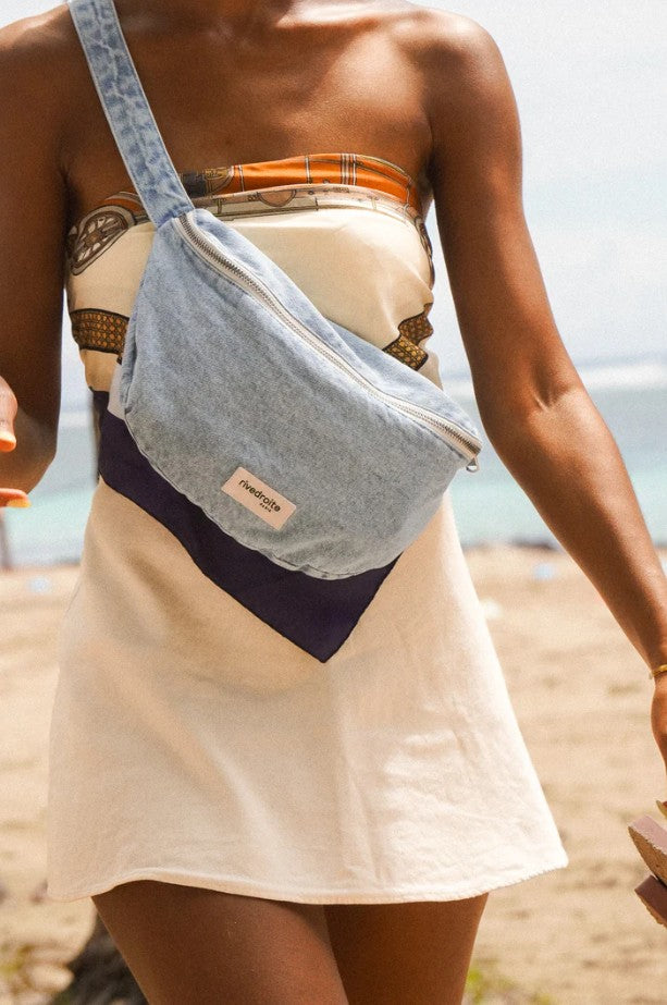 Custine - Le sac Banane - Salted washed denim - été 2026