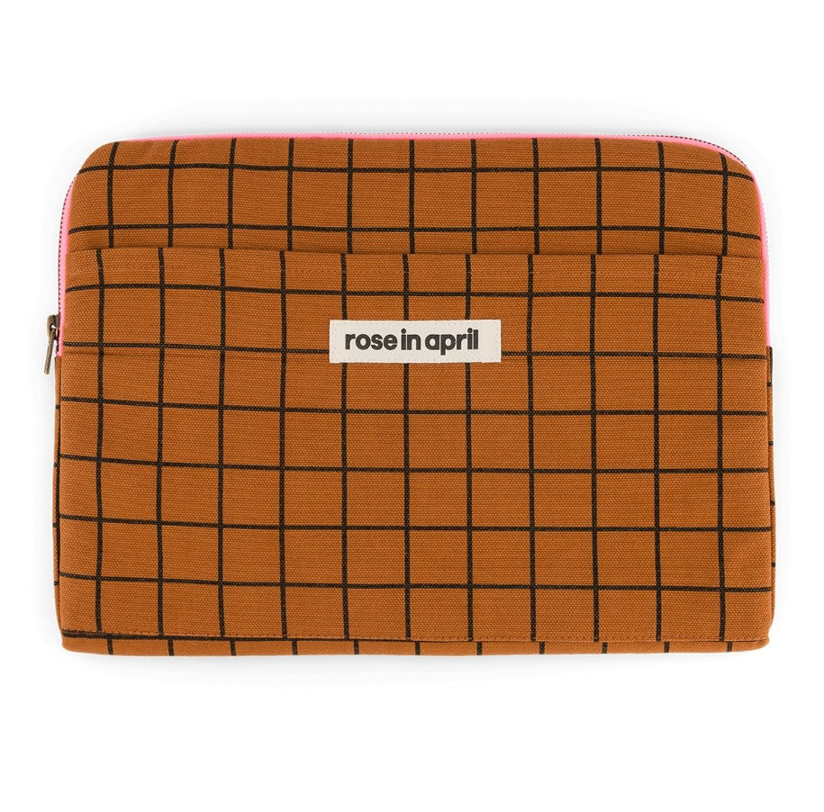 Pochette d'ordinateur Octave 13"/14" - Check - Ginger
