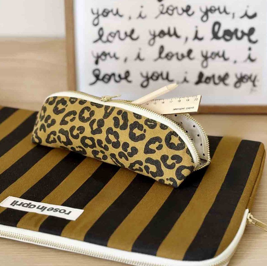 Pochette d'ordinateur Maya 15"/16" - Rayure - Cumin