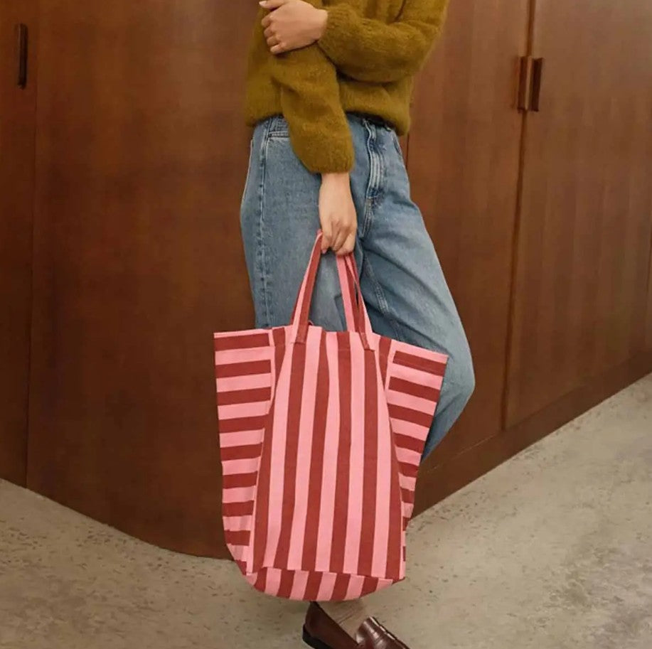 Sac Elisabeth - Rayures - brick/pink
