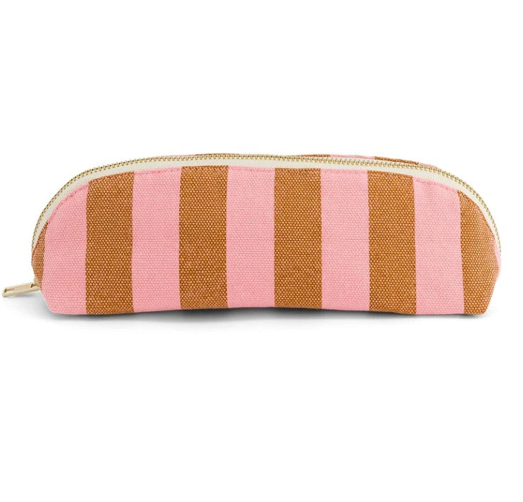 Trousse Gaston - Rayures - Strawberry caramel