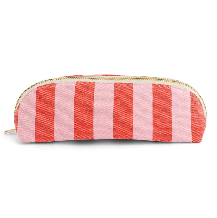 Trousse Gaston - Rayures - Tomato candy pink