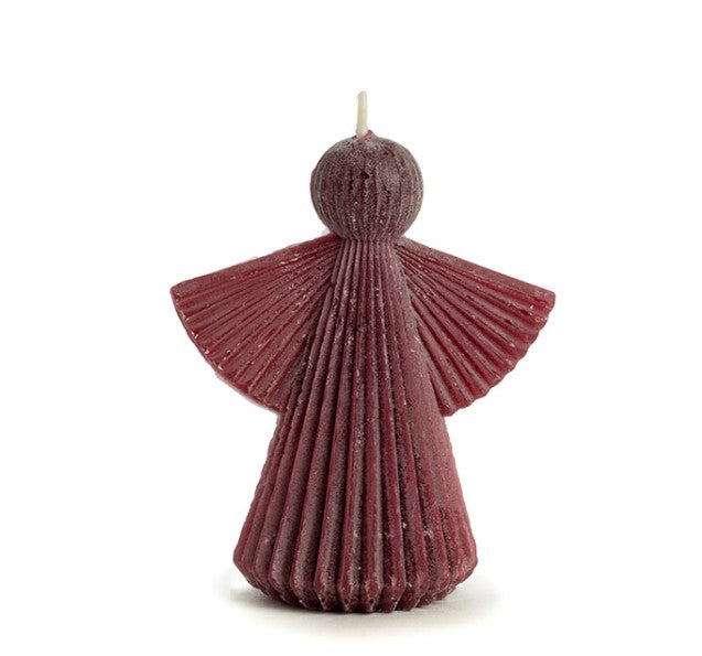 Bougie ange S - aubergine