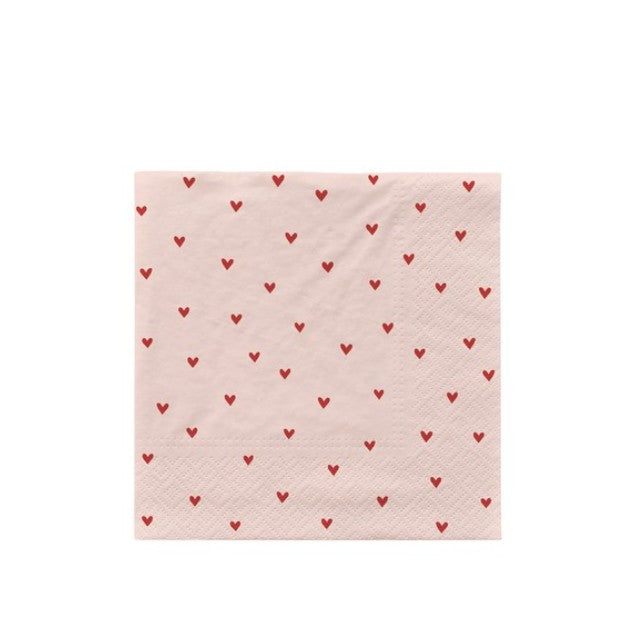 Pack de 20 serviettes en papier - Amor