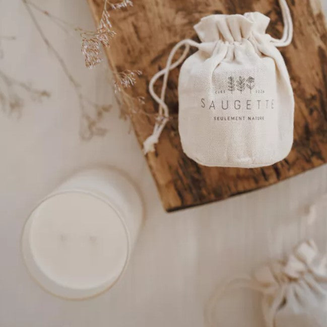 Bougie artisanale à la cire de soja naturelle - Medium - Ecorce