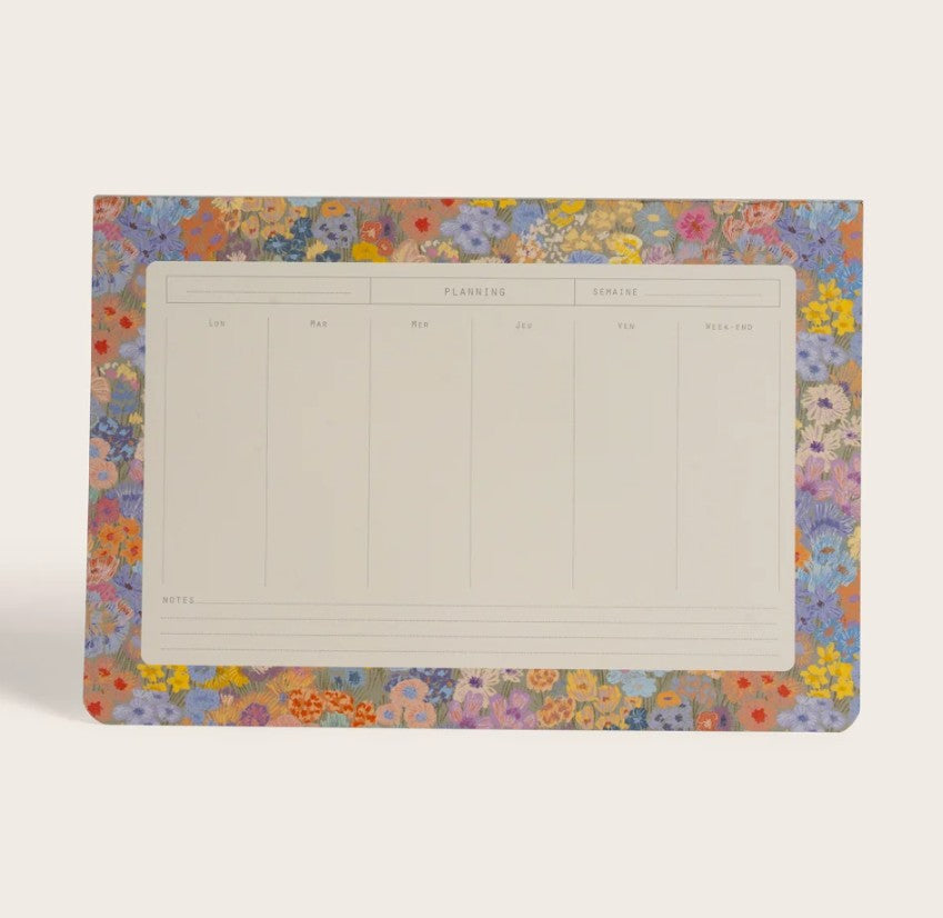 Semainier Mille fleurs