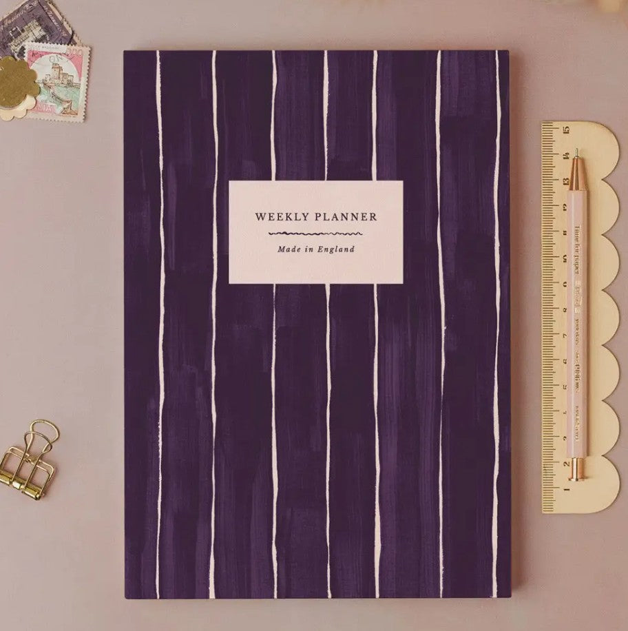 Plannificateur hebdomadaire - Pinstripe