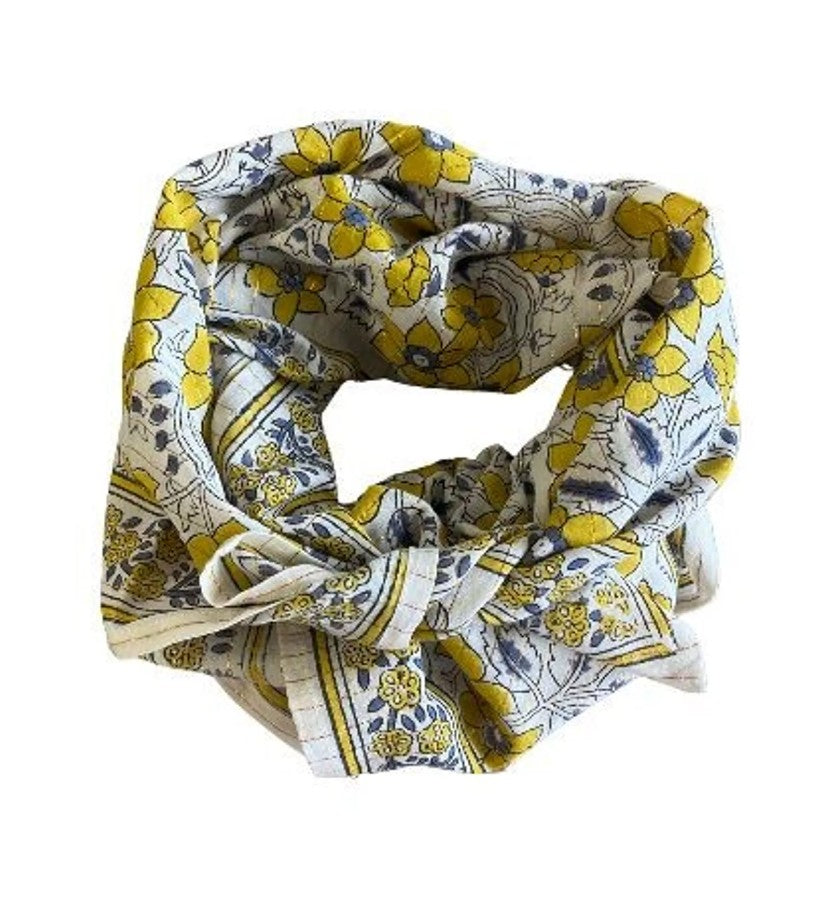 Foulard Agra - Bouton d'or