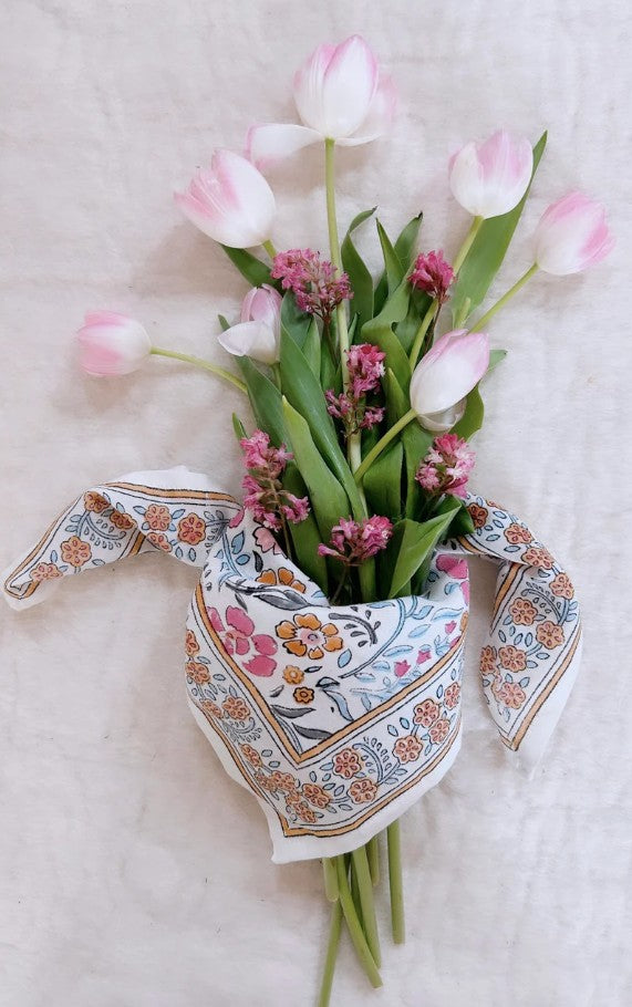Mini foulard - Delhi Azur