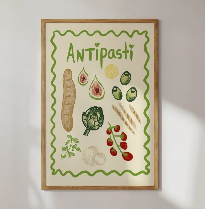 Affiche A5 - Antipasti