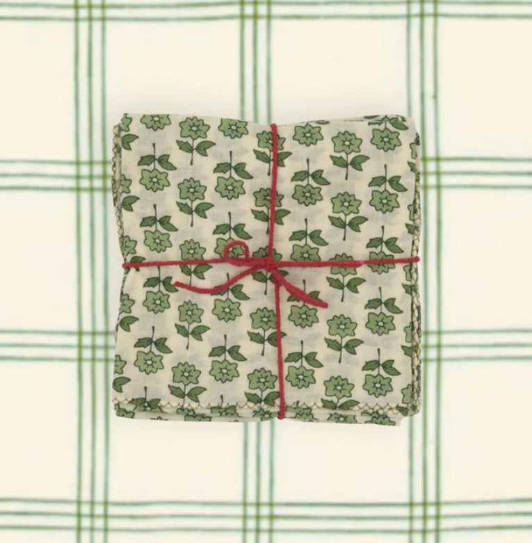 Serviette de table en tissu - Bourrache - Loden