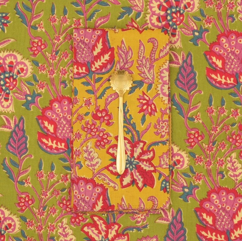 Serviette de table en tissu - Dandelion - Gold