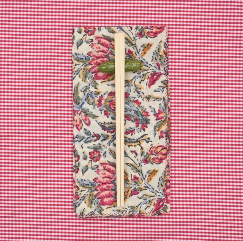 Serviette de table en tissu - Hysope - Fadded