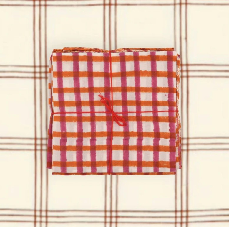 Serviette de table en tissu - Mira - Garnet