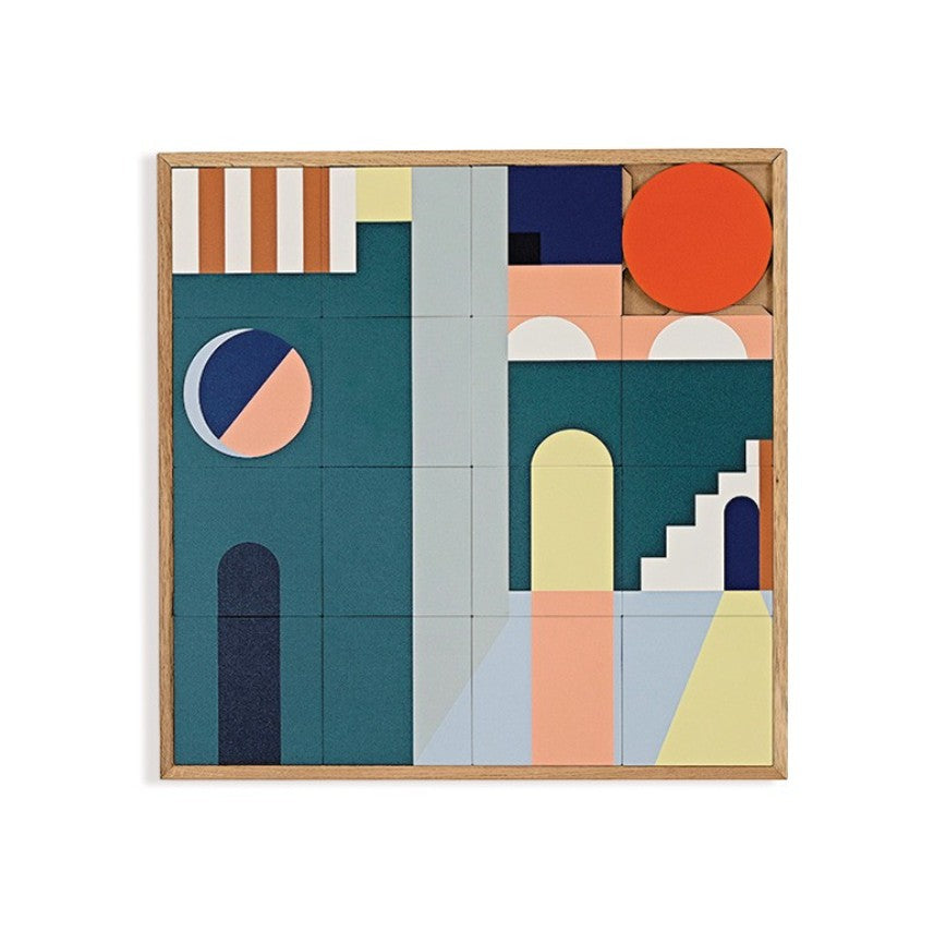 Tableau Décoratif Mural Artistique en Bois - Azed