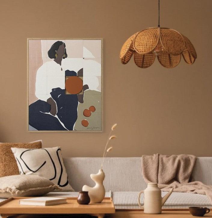 Tableau Décoratif Mural Artistique en Bois - Linen Shirt