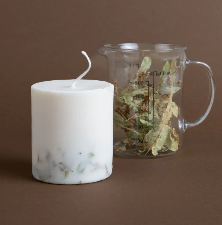 Soy wax candle - 515ml - Linden flowers