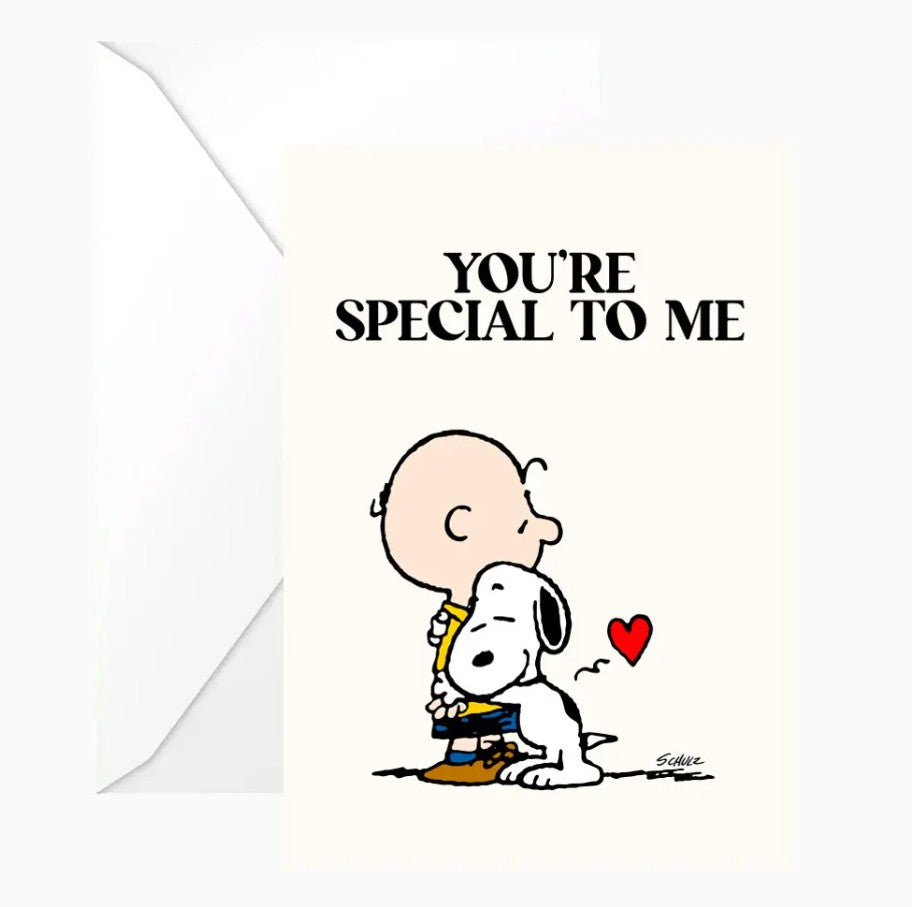 Carte double avec enveloppe - Snoopy - You're Special To Me
