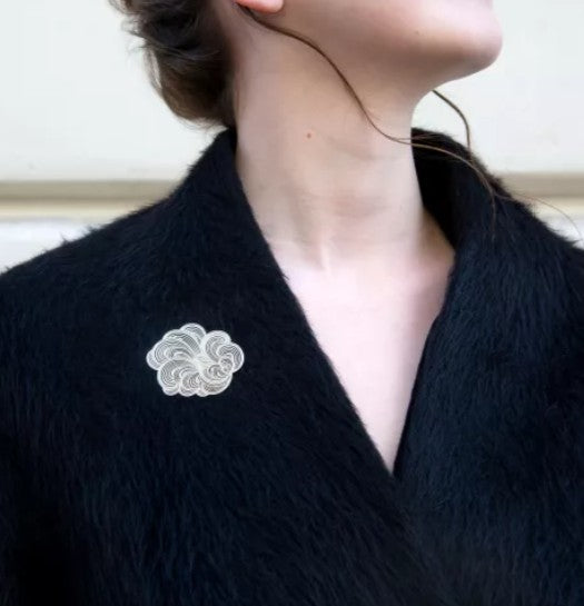 Broche magnétique - Mist - Doré mat