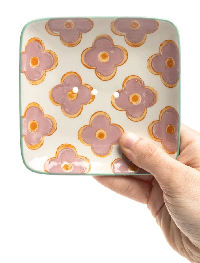 Soap Dish - Bloomtra - Pink - POR972