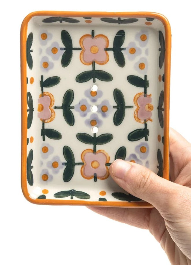 Soap Dish - Floruna - Orange - POR979