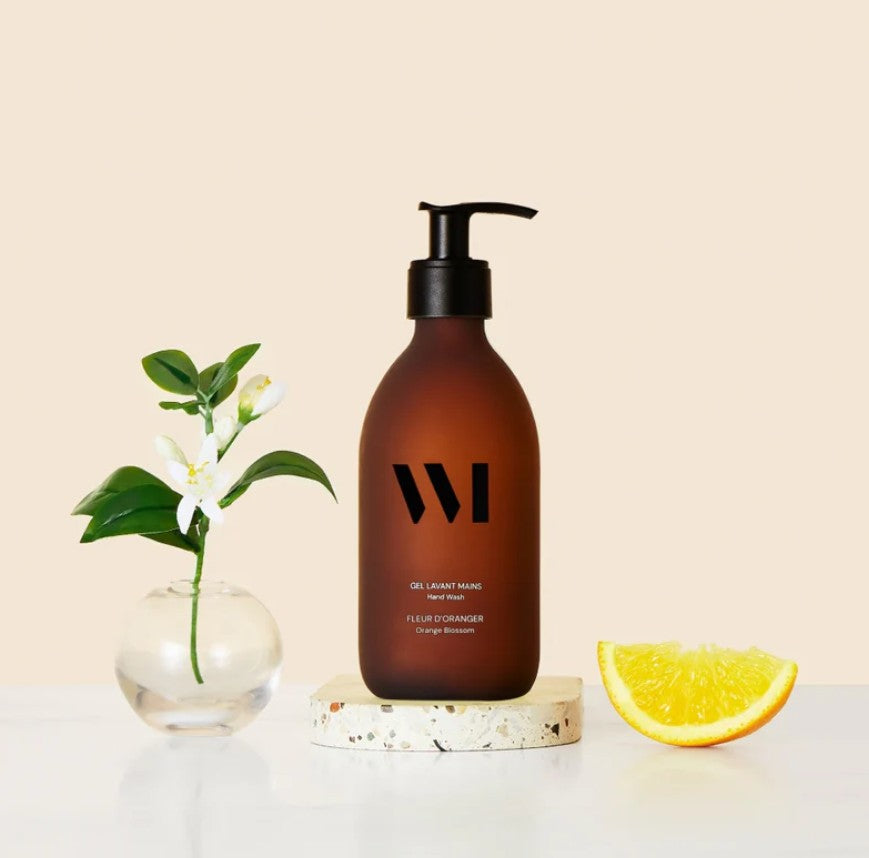 Flacon ambré Gel Lavant Mains 290ml - Fleur d'oranger