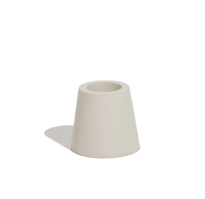 Bougeoir souche gris clair