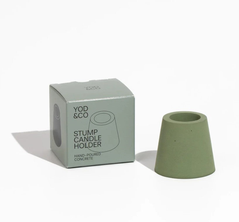 Bougeoir souche vert